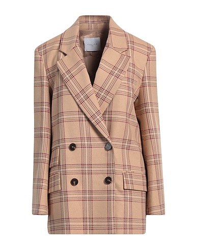 GAëLLE Paris Blazer Sand 33% Cotton, 32% Polyester, 20% Acrylic, 10% Wool, 5% Other Fibres