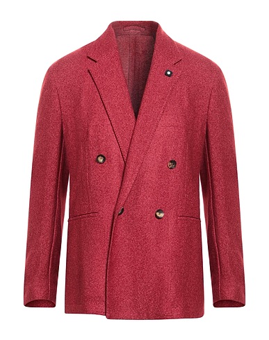 LARDINI Blazer Brick 50% Cashmere, 50% Silk