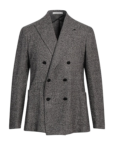 TAGLIATORE Blazer Dark brown 56% Wool, 27% Polyamide, 17% Acrylic