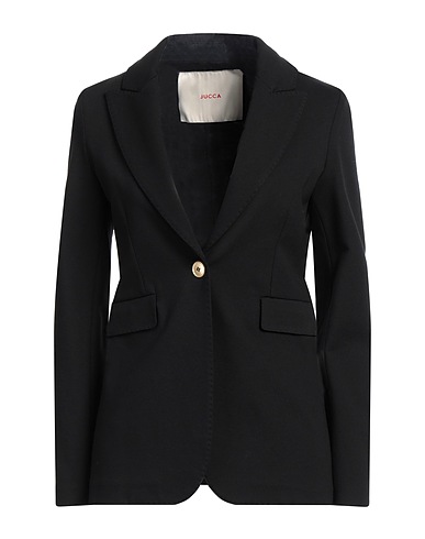 JUCCA Blazer Black 69% Viscose, 25% Polyamide, 6% Elastane