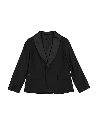 MONNALISA Blazer Black 70% Polyester, 30% Viscose