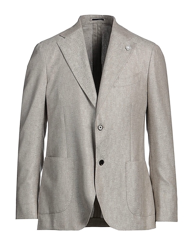 LARDINI Blazer Ivory 52% Silk, 48% Cashmere