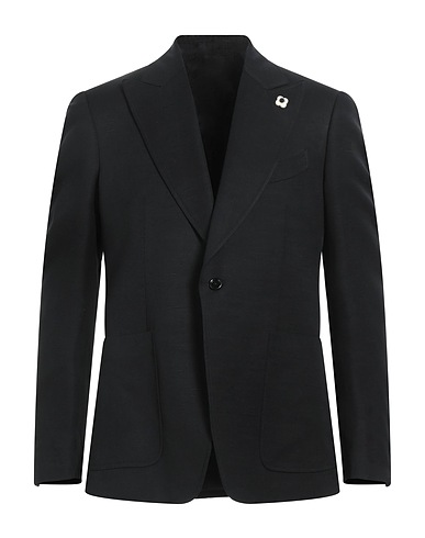 LARDINI Veste ATTITUDE Noir 98% Viscose, 2% Soie