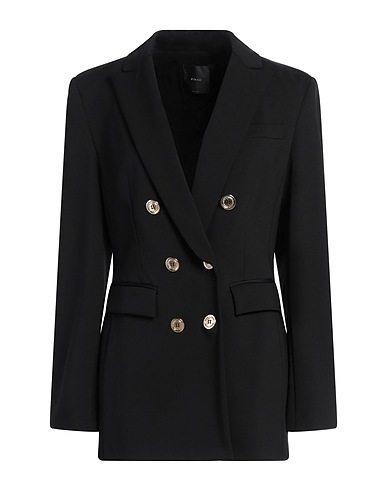 PINKO Blazer Black 65% Viscose, 30% Polyamide, 5% Elastane