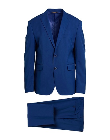 TWENTY-ONE by ANTONIO CARNEVALE Suits Blue 80% Textile fibres, 18% Other Fibres, 2% Elastane