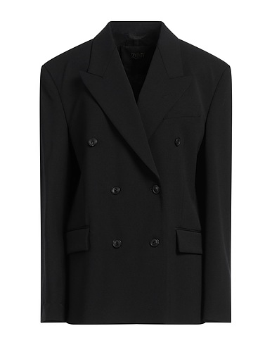 SEVENTY VENEZIA Blazer Black 53% Polyester, 43% Virgin Wool, 4% Elastane