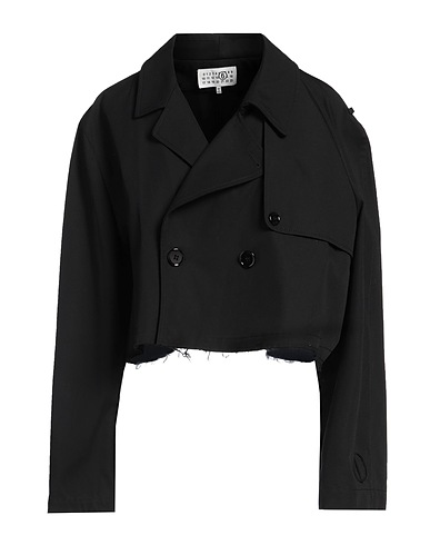 MM6 MAISON MARGIELA Double breasted pea coat Black 100% Cotton