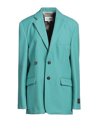 MM6 MAISON MARGIELA Blazer Turquoise 55% Polyester, 45% Wool