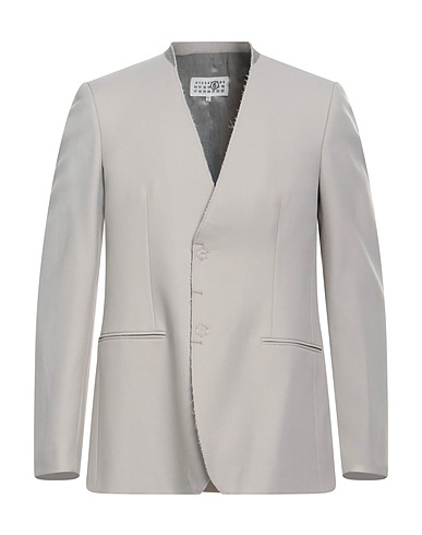 MM6 MAISON MARGIELA Blazers Hellgrau 55% Polyester, 45% Wolle