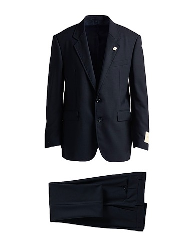 LARDINI Suits Midnight blue 100% Wool