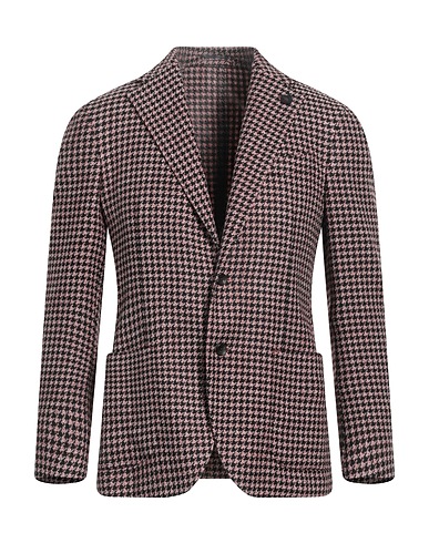 LARDINI Blazer Brick 62% Wool, 23% Cotton, 15% Polyamide