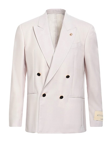 LARDINI Blazer ATTITUDE Light grey 100% Wool