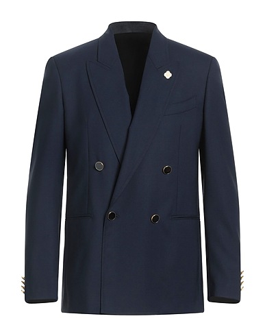 LARDINI Blazer ATTITUDE Midnight blue 100% Wool