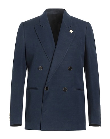 LARDINI Veste Bleu nuit 98% Viscose, 2% Soie