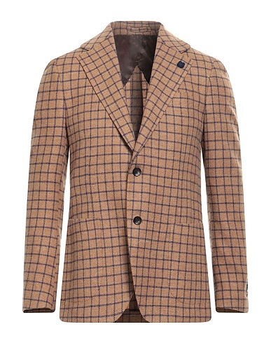LARDINI Blazer Camel 100% Wool