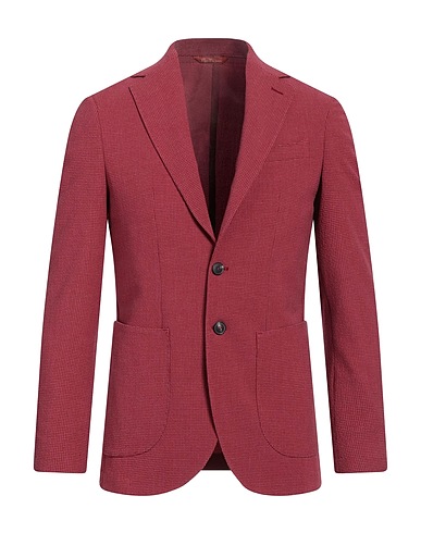 TWENTY-ONE by ANTONIO CARNEVALE Blazers Rot 80% Polyester, 16% Viskose, 4% Elastan