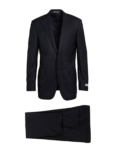 CANALI Abito Nero 100% Super 150s Lana