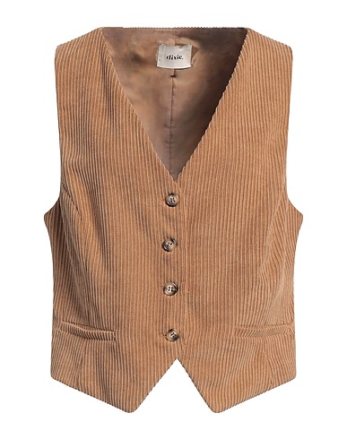 DIXIE Gilet Cammello 87% Poliestere, 10% Poliammide, 3% Elastan