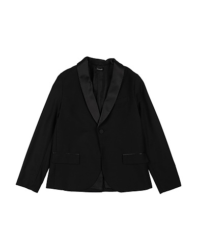 MONNALISA Blazer Nero 70% Poliestere, 30% Viscosa