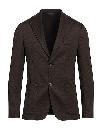 TAKESHY KUROSAWA Blazer Marrone 83% Poliestere, 15% Viscosa, 2% Elastan