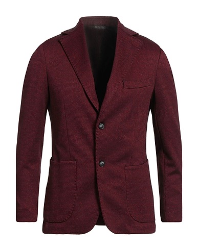 TAKESHY KUROSAWA Blazer Brick red 83% Polyester, 15% Viscose, 2% Elastane