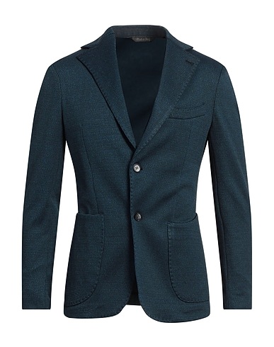 TAKESHY KUROSAWA Blazer Deep teal 83% Polyester, 15% Viscose, 2% Elastane