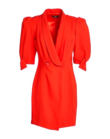 ELISABETTA FRANCHI Blazer dress Tomato red 100% Viscose