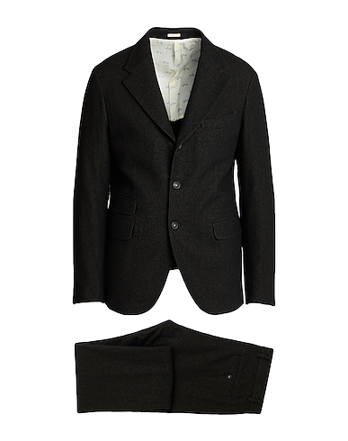 MASSIMO ALBA Suits Black 64% Wool, 36% Cotton