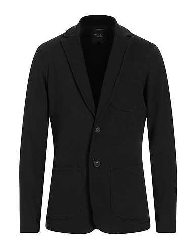 TAKESHY KUROSAWA Blazer Black 90% Polyester, 10% Elastane