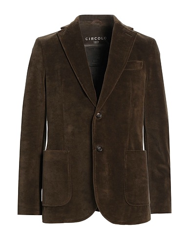 CIRCOLO 1901 Blazer Military green 80% Cotton, 20% Polyester