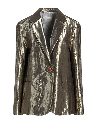 ALYSI Blazer CRÈME Gold 74% Cotton, 26% Polyester