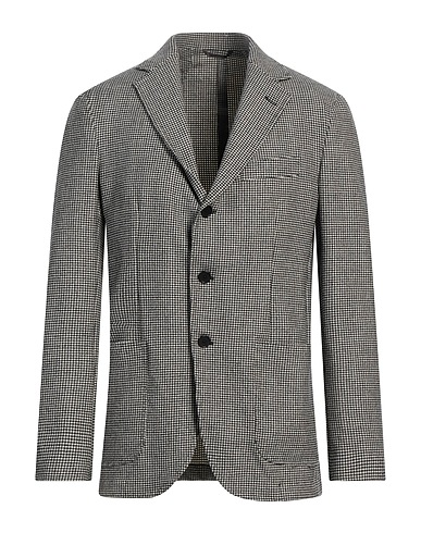 SANTANIELLO Blazer Black 97% Wool, 3% Elastane