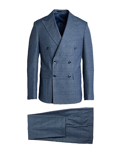 HERMAN & SONS Suits Blue 84% Polyester, 16% Viscose