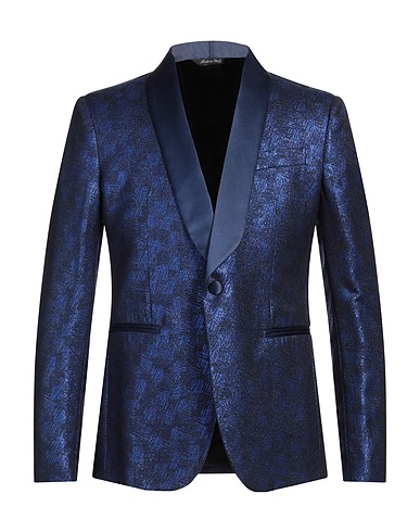 BRIAN DALES Blazer Blue 89% Wool, 6% Polyester, 5% Polyamide