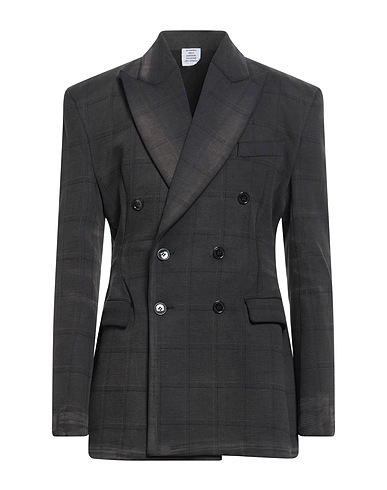 VETEMENTS Blazer Khaki 100% Cotone