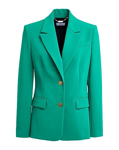 CLIPS MORE Blazer Green 63% Polyester, 33% Viscose, 4% Elastane