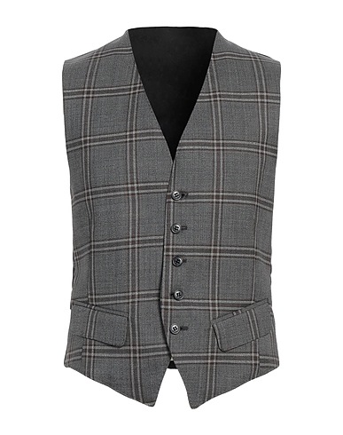BRIAN DALES Suit vest Black 100% Wool