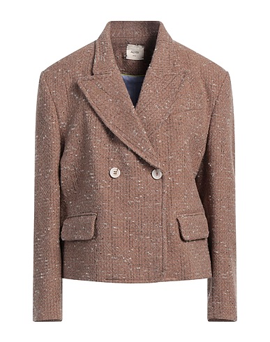 ALYSI Blazer CRÈME Camel 98% Virgin Wool, 2% Elastane, Wool, Viscose