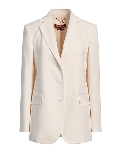MAX MARA STUDIO Blazer Ivory 71% Triacetate, 29% Polyester