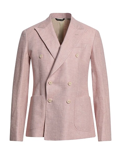 BRIAN DALES Blazer NATURAL LOW IMPACT Pink 78% Linen, 22% Silk