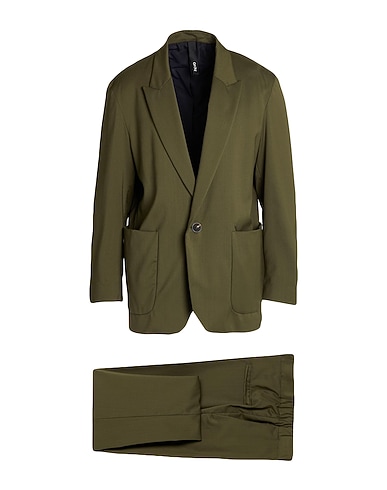 HEVÒ Anzüge VERDE MILITARE 54% Schurwolle, 45% Polyester, 1% Elastan