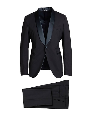 BRIAN DALES Suits Midnight blue 54% Polyester, 44% Wool, 2% Elastane