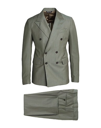 BRIAN DALES Suits Khaki 100% Wool