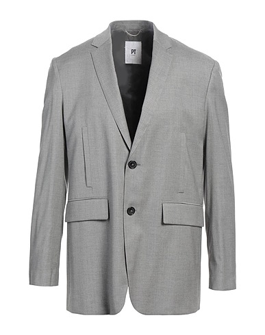 PT Torino Blazer Grey 54% Virgin Wool, 43% Viscose, 3% Elastane
