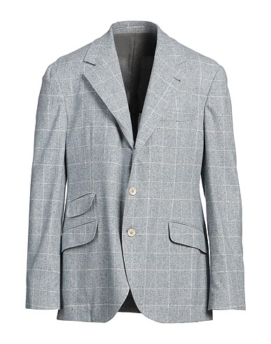 BRUNELLO CUCINELLI Blazer Azure 51% Silk, 47% Wool, 2% Cashmere