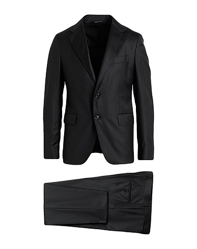 BRIAN DALES Suits Black 100% Wool