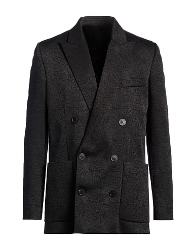 BALMAIN Blazer Black 50% Polyester, 50% Viscose, Acetate