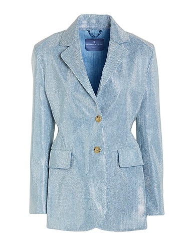 ERMANNO SCERVINO Blazer Blue 100% Cotton