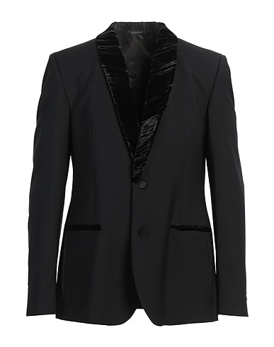 DANIELE ALESSANDRINI Blazer 55% Wool, 41% Polyester, 4% Elastane