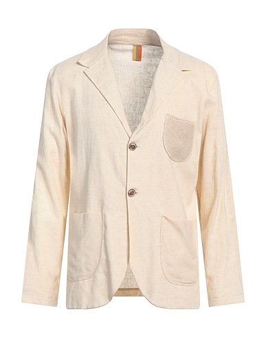 OVER/D Blazer Beige 85% Viscose, 10% Linen, 5% Elastane